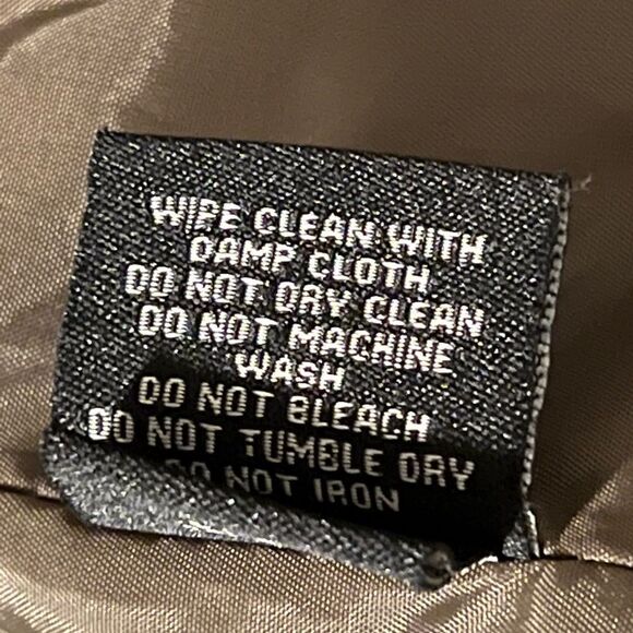 Jou Jou Juniors Faux-Leather Jacket Portobello Gray Medium New - Picture 8 of 9